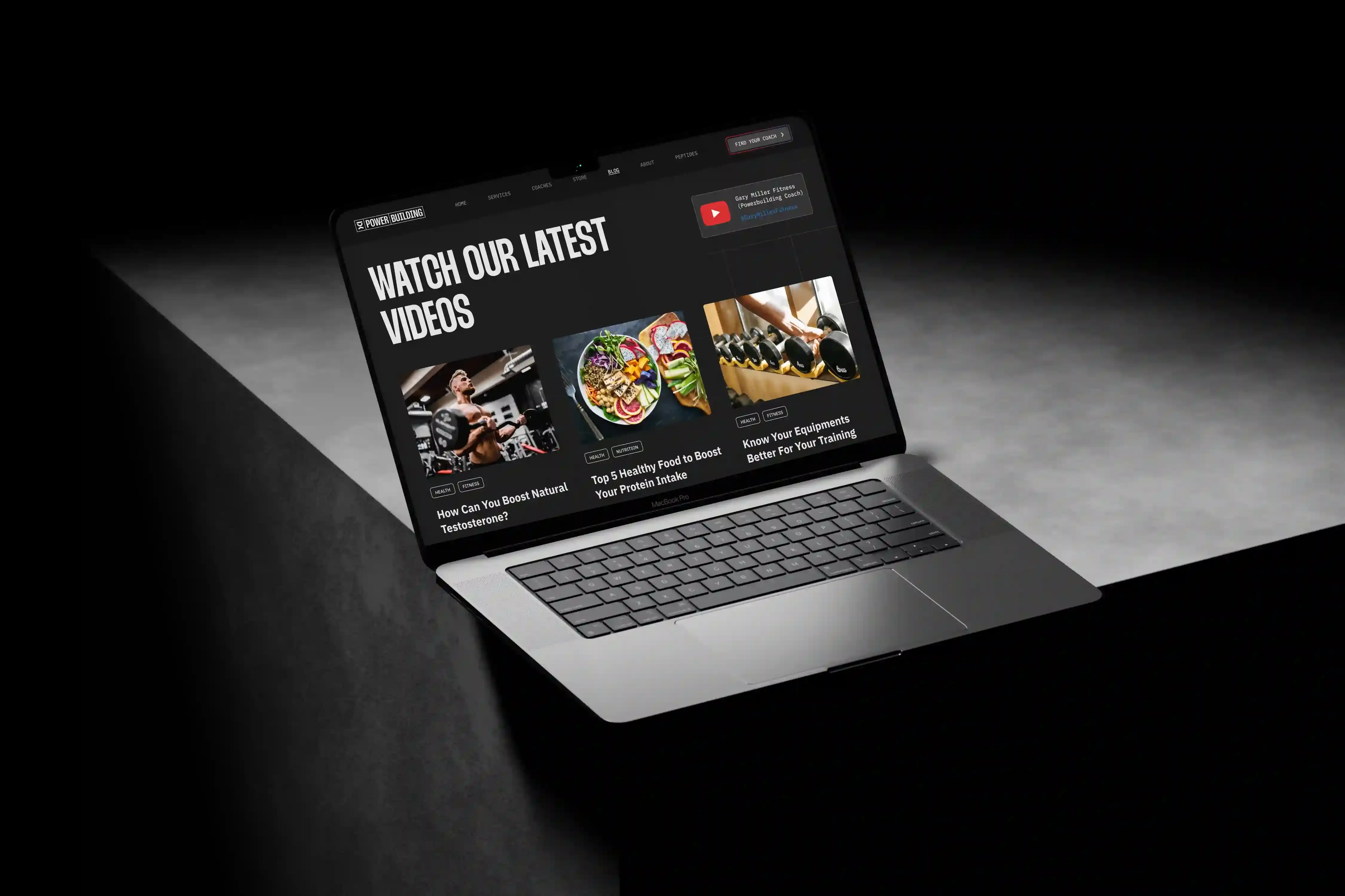 Videos and articles page